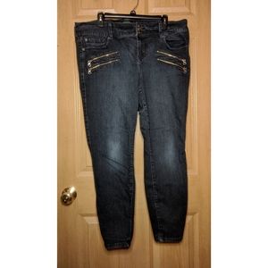 Torrid Moto zipper jeggings
